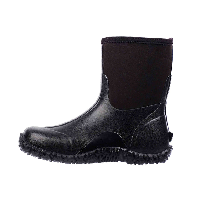 Black Neoprene Rubber Rainboots