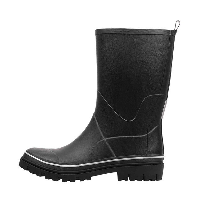 Adult Black Rubber Rainboots