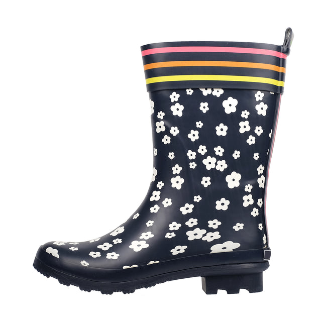 L3660140 Women flower Rubber Rainboots