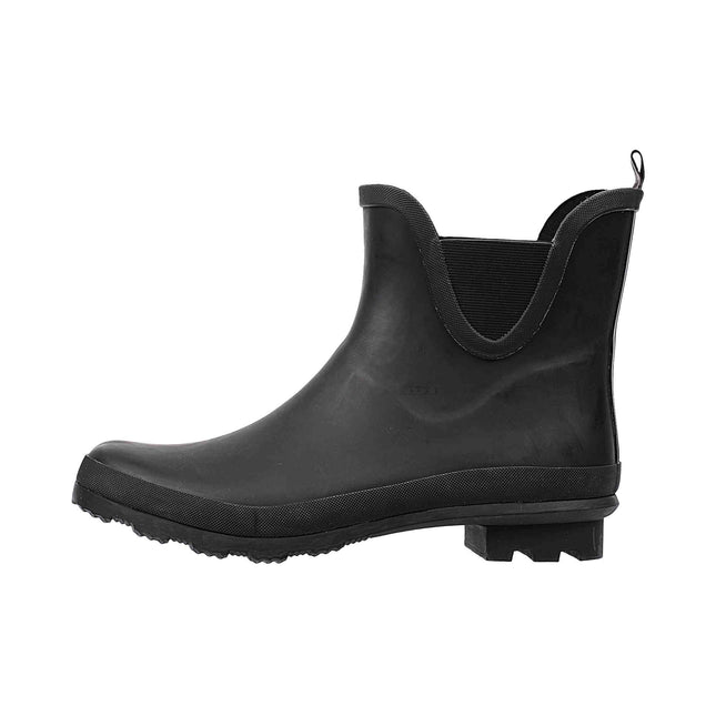 Adult Black Rubber Rainboots