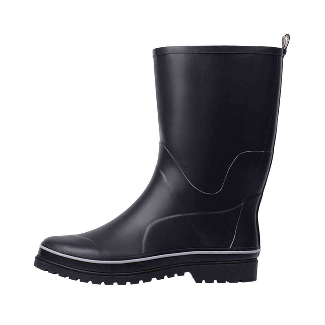 Adult Black Rubber Rainboots