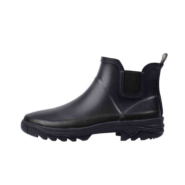 Adult Black Rubber Rainboots