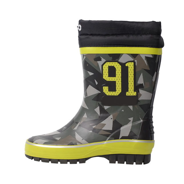 Kids Camouflage Rubber Rainboots