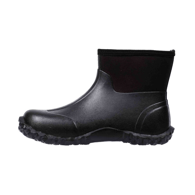 Black Neoprene Rubber Rainboots