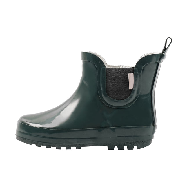Kids Rubber Rainboots，green