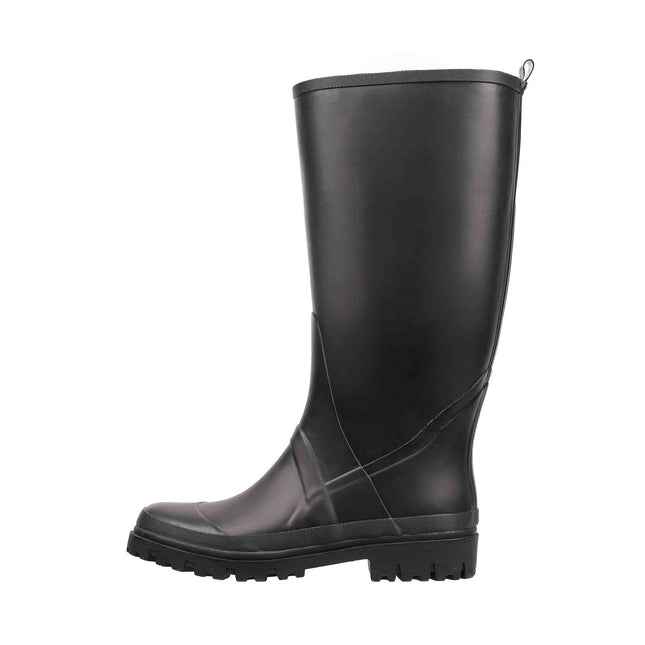 Adult Black Rubber Rainboots