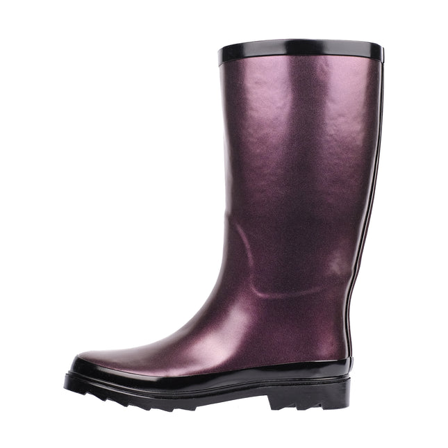 L8080188 Women Shineing Rubber Rainboots