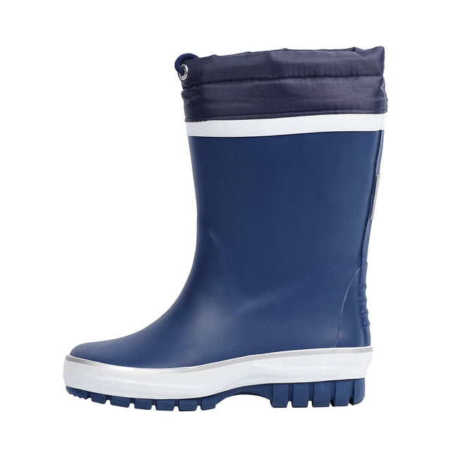 Kids Blue Rubber Rainboots