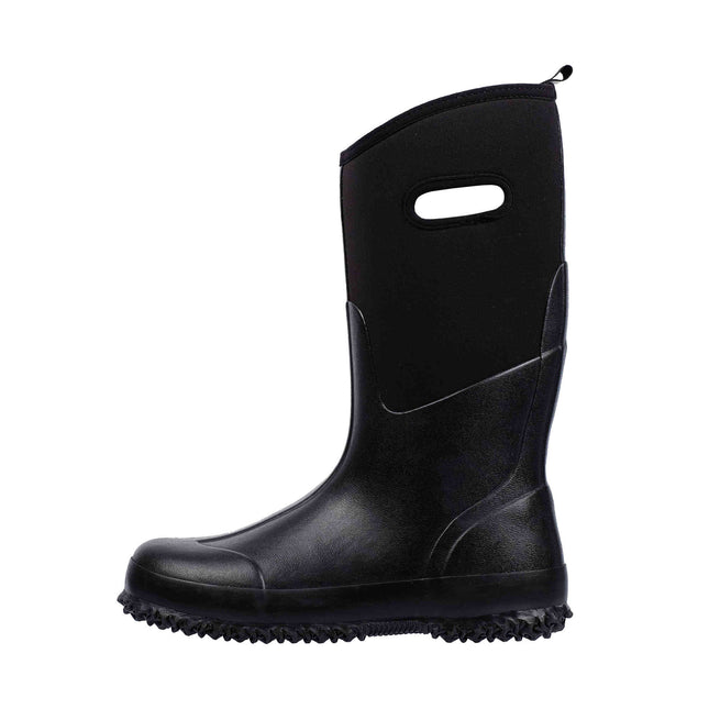 Adult Black Neoprene Rubber Rainboots