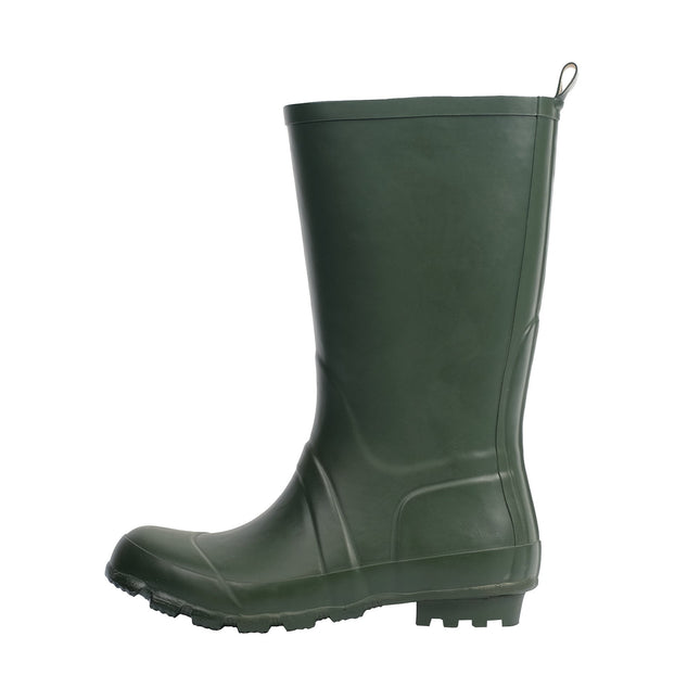 Kids Green Rubber Rainboots