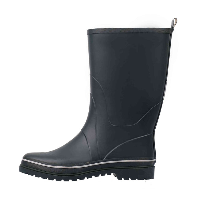 Adult Black Rubber Rainboots