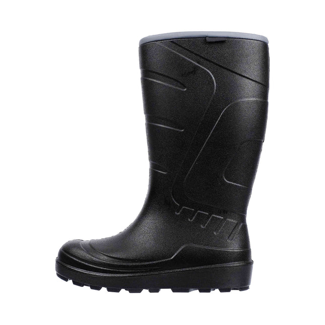 Adult Black PU Rainboots