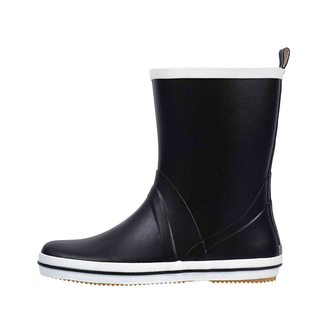 Adult black Rubber Rainboots