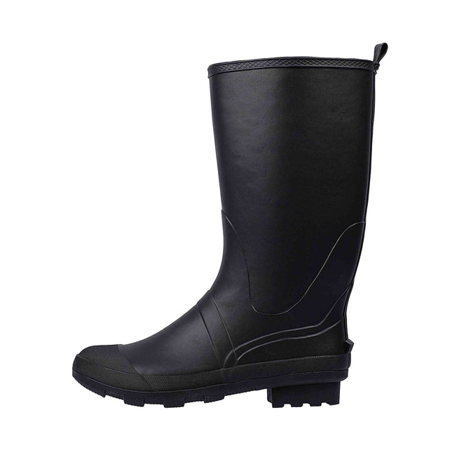 Adult Black Rubber Rainboots