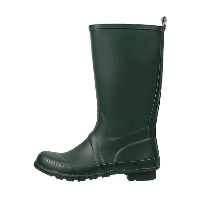 Adult Green Rubber Rainboots