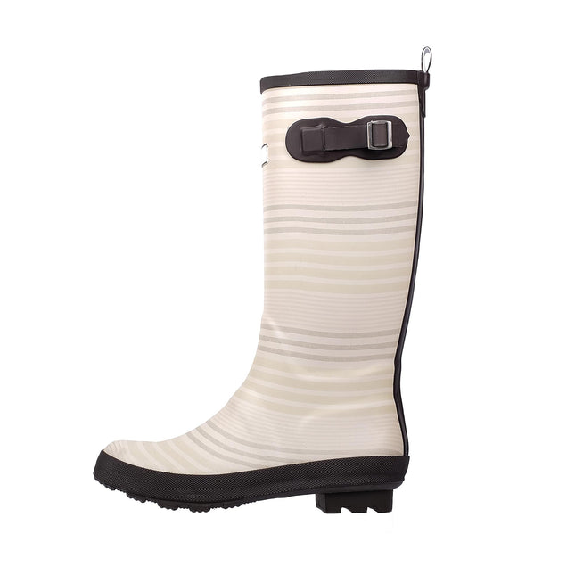 L3660146 Women strip Rubber Rainboots